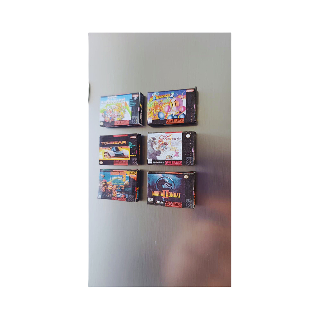 Kit Imãs - Mini Jogos do Super Nintendo