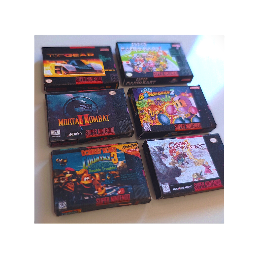 Kit Imãs - Mini Jogos do Super Nintendo