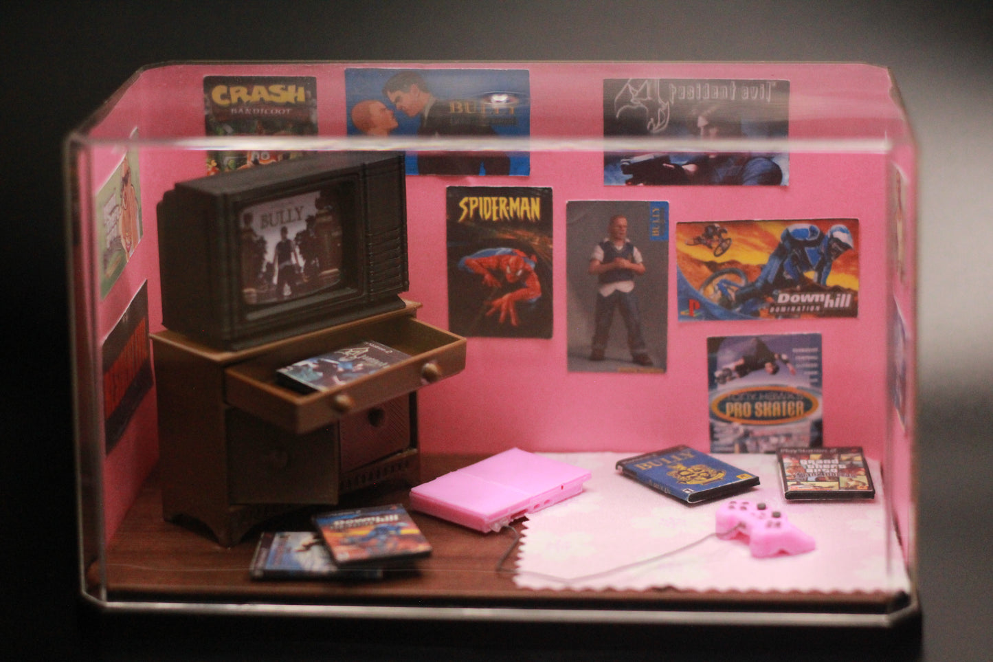 Diorama Quarto Playstation 2 slim