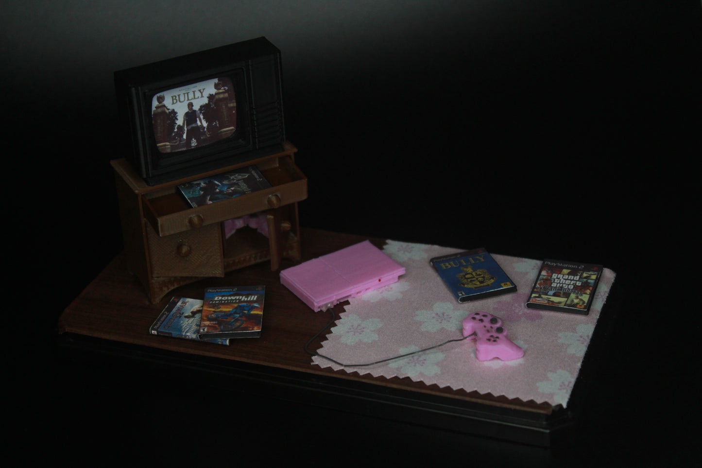 Diorama Quarto Playstation 2 slim