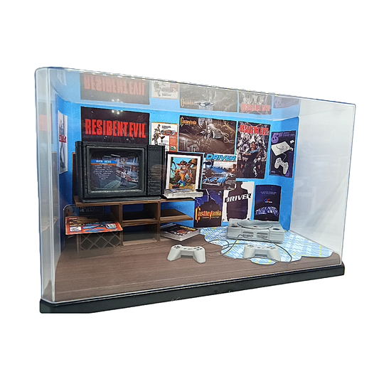 Diorama Quarto Anos 90  Playstation 1 FAT