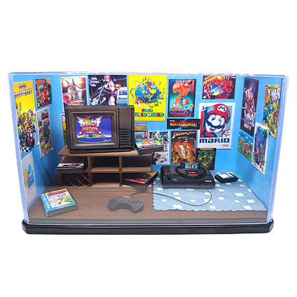Diorama Quarto Anos 90 Mega Drive 1