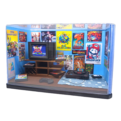 Diorama Quarto Anos 90 Mega Drive 1