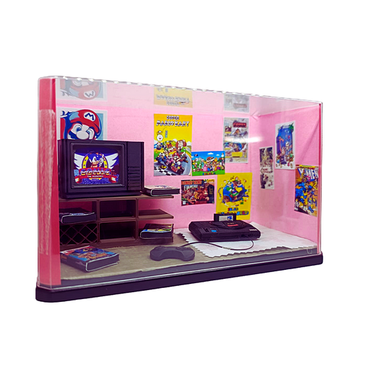 Diorama Quarto Anos 90 Mega Drive 1