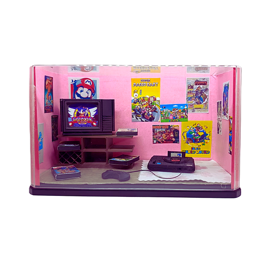 Diorama Quarto Anos 90 Mega Drive 1