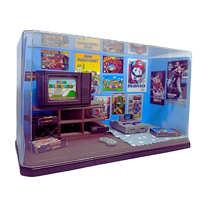 Diorama Quarto Anos 90 Super Nintendo