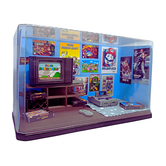 Diorama Quarto Anos 90 Super Nintendo
