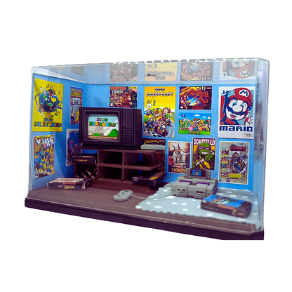 Diorama Quarto Anos 90 Super Nintendo