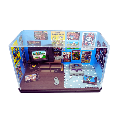 Diorama Quarto Anos 90 Super Nintendo