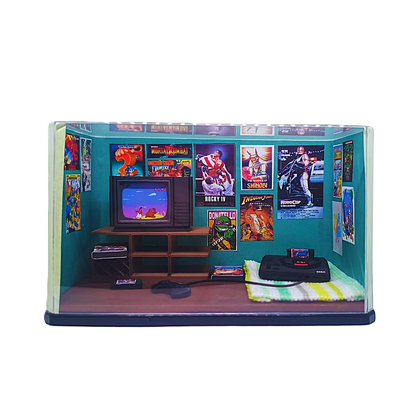 Diorama Quarto Anos 90 Mega Drive 1