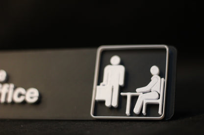 Placa The Office 3D