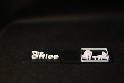 Placa The Office 3D