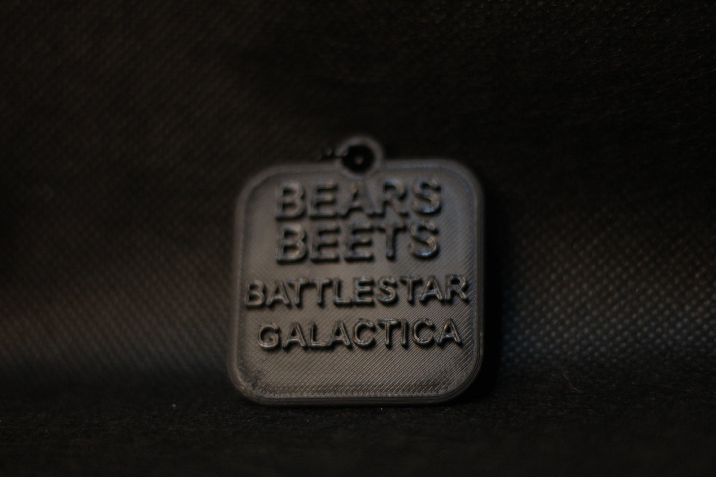 Chaveiro Bears, Beets, Battlestar Galactica