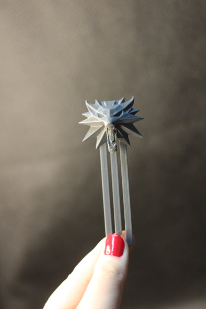Marca Página - Medalhão de Lobo - The Witcher