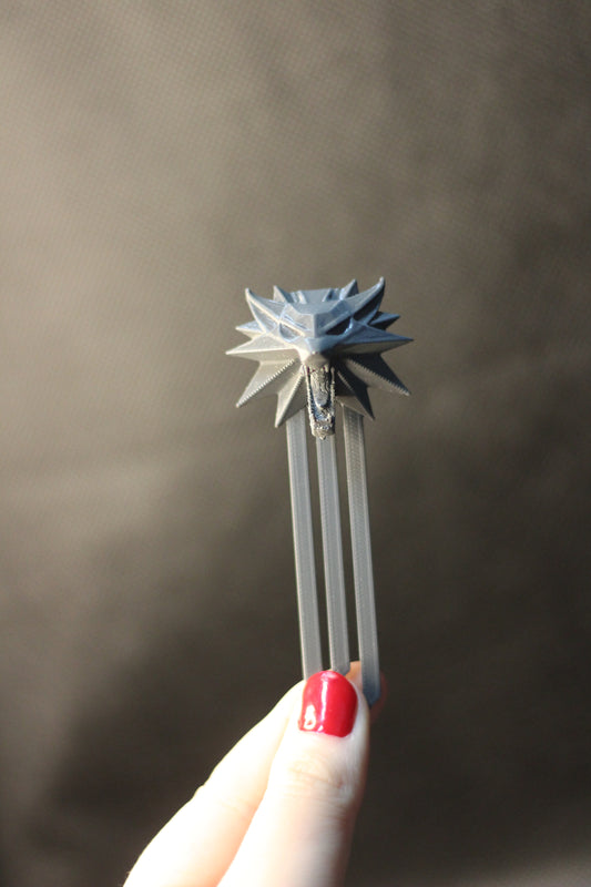 Marca Página - Medalhão de Lobo - The Witcher