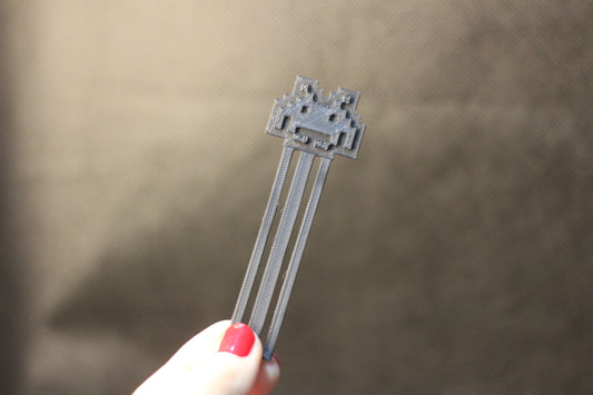 Marca Página - Space Invaders 3D