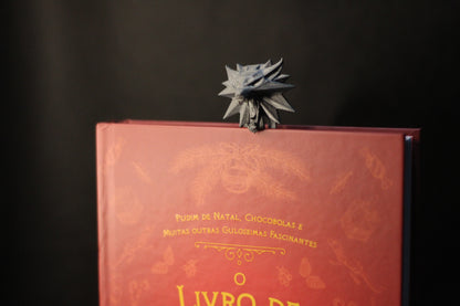 Marca Página - Medalhão de Lobo - The Witcher