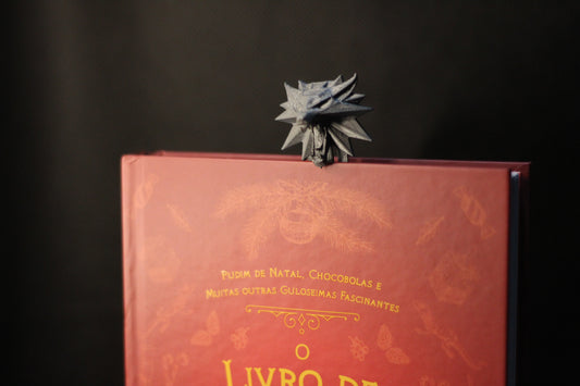 Marca Página - Medalhão de Lobo - The Witcher