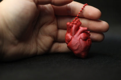 Chaveiro Coração Anatômico 3D