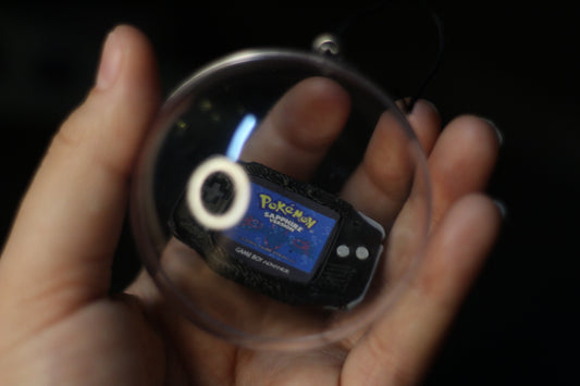 Bola de Natal Gamer - Game Boy Advance