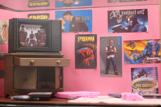 Diorama Quarto Playstation 2 slim