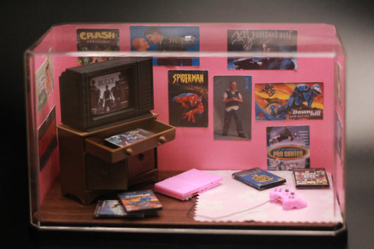 Diorama Quarto Playstation 2 slim