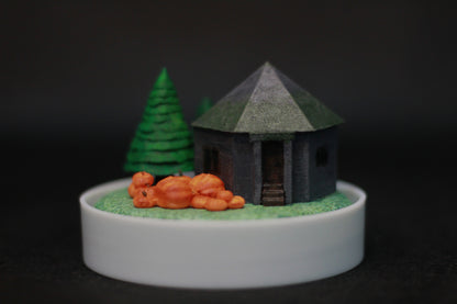 Diorama Cabana do Hagrid