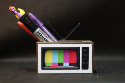 Organizador de Mesa / Vaso - TV Retrô
